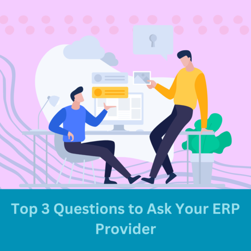 Top 3 Questions to Ask Your ERP Provider