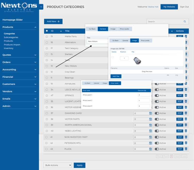 ERP Dashboard / Overview
