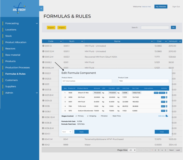 Sequence Management for Chemical Manufacturing